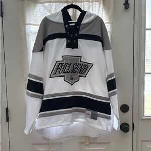 Full Send LA Kings Hooded Hockey Jersey Large